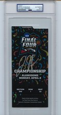 Donte DiVincenzo Signed Autograph 2018 NCAA National Championship Ticket PSA DNA