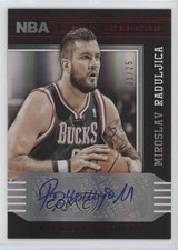2014-15 NBA Hoops Hot Signatures Red 1/25 Miroslav Raduljica #26 Auto w5c
