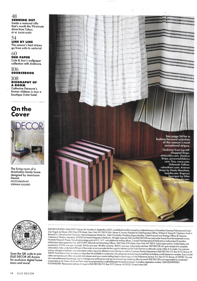 Elle Decor Magazine Manhattan Townhouse Calder Garden House of Dior 2025 - Image 4 of 4