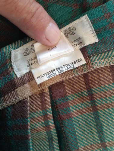 Vintage Jaeger Tartan Style Skirt UK 12 - Picture 6 of 6