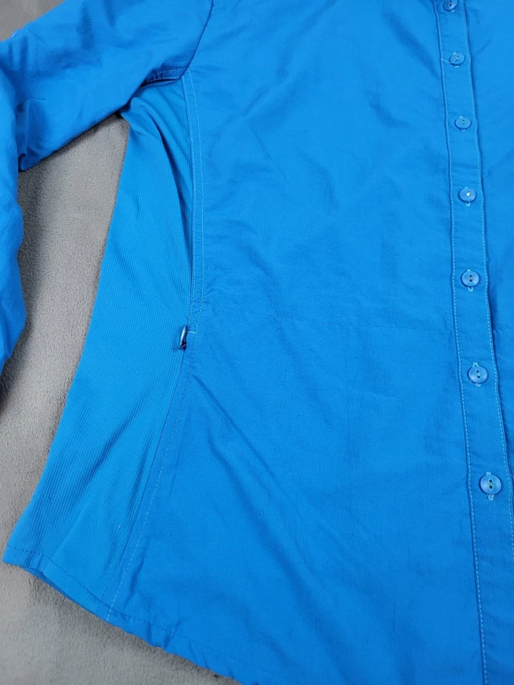 Camisa Kuhl Performance Mujer XL Azul Ligera Senderismo Viajar Aire Libre Foto 2 de 4