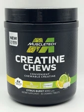 Creatine Chews, Citrus Burst, 90 Chewable Tablets Ex 2027
