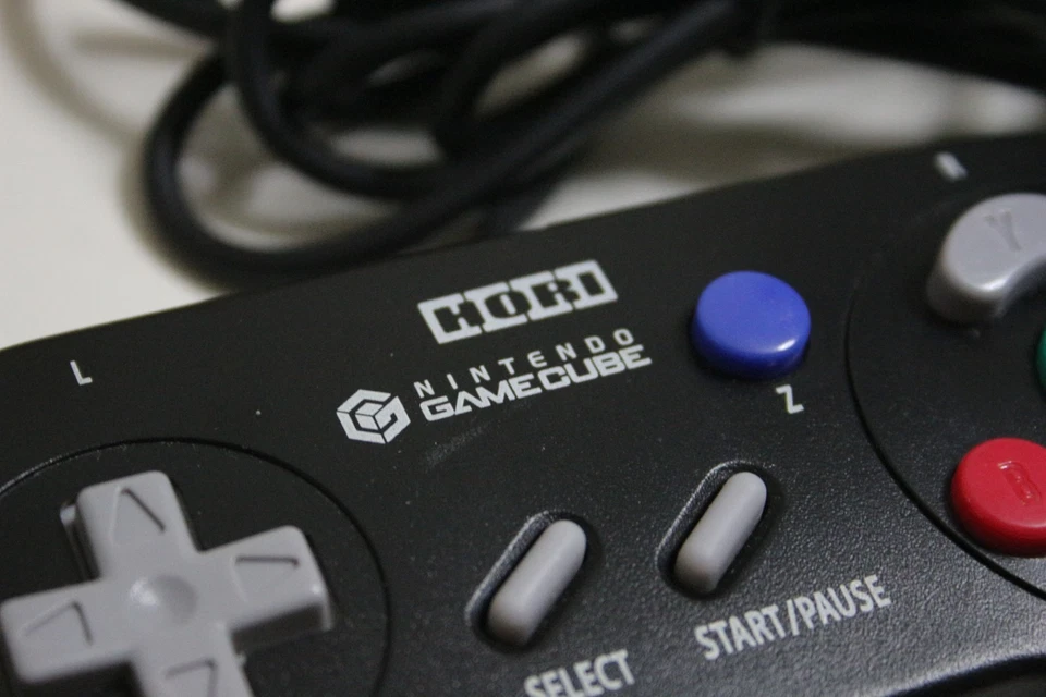 Pad Controlador Digital HORI Negro para Nintendo GameCube GC Con Cable | Probado | Bueno Foto 4 de 4