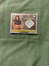 2015 Topps Chrome WWE AJ Lee Night Of Champions Event Used Relic Wrestling Card