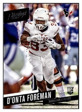 2017 Panini Prestige - D'onta Foreman RC Rookie