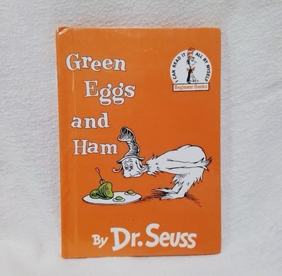 Dr. Seuss Green Eggs and Ham (Beginner Books) Hardcover Illustrated 1960