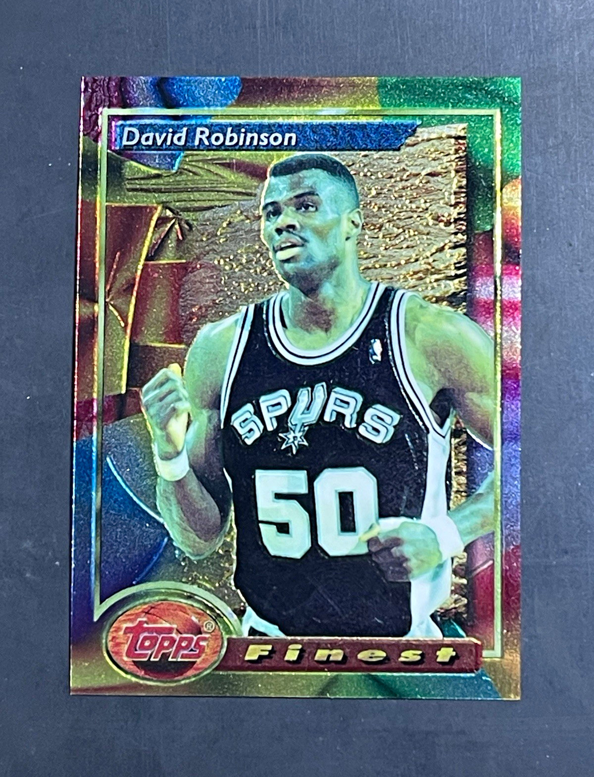 Topps 1993 Topps Finest Finest Moment David Robinson #21 Spurs NBA