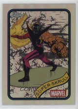 2025 Topps Chrome Marvel Comics Refractor Super-Skrull #11 1u6