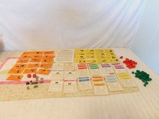 Vintage 1973 Monopoly Game Pieces Plus extra red dice