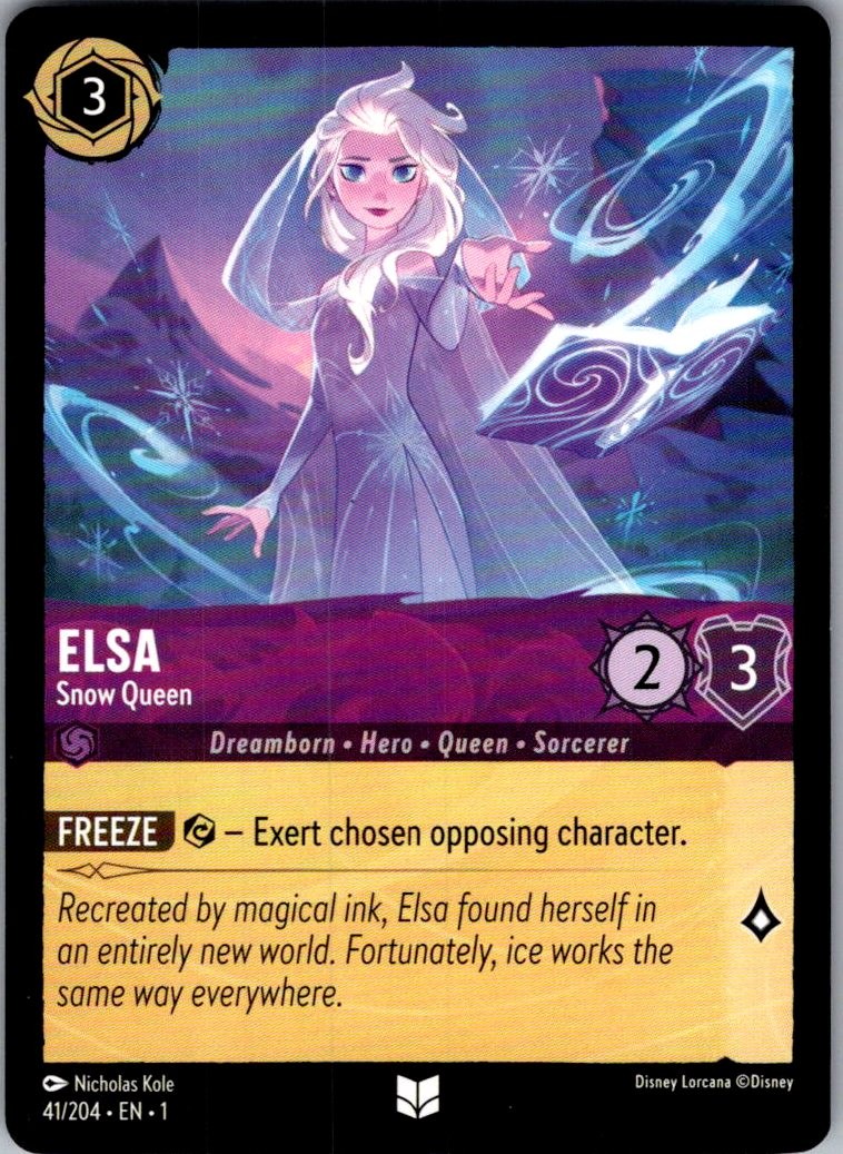 Elsa - Snow Queen The First Chapter 41/204 Uncommon Lorcana Near Mint