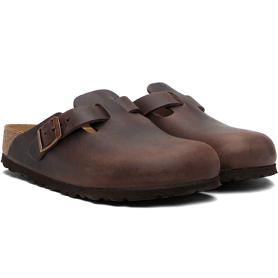 #ad #ad Birkenstock Boston Habana Oiled Leather Soft Footbed Clogs Unisex#x27;s Shoes $112.89