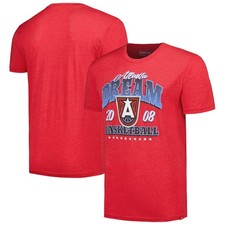 Women's Sportiqe  Heather Red Atlanta Dream Comfy Super-Soft Tri-Blend T-Shirt