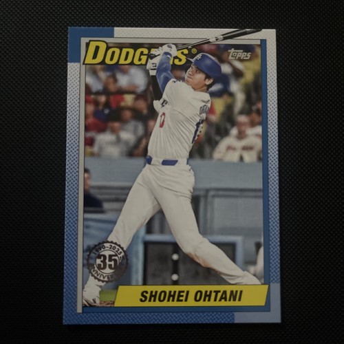 Topps 2025 Series 1 1990 Topps Shohei Ohtani Dodgers 35th Anniv #T90-100