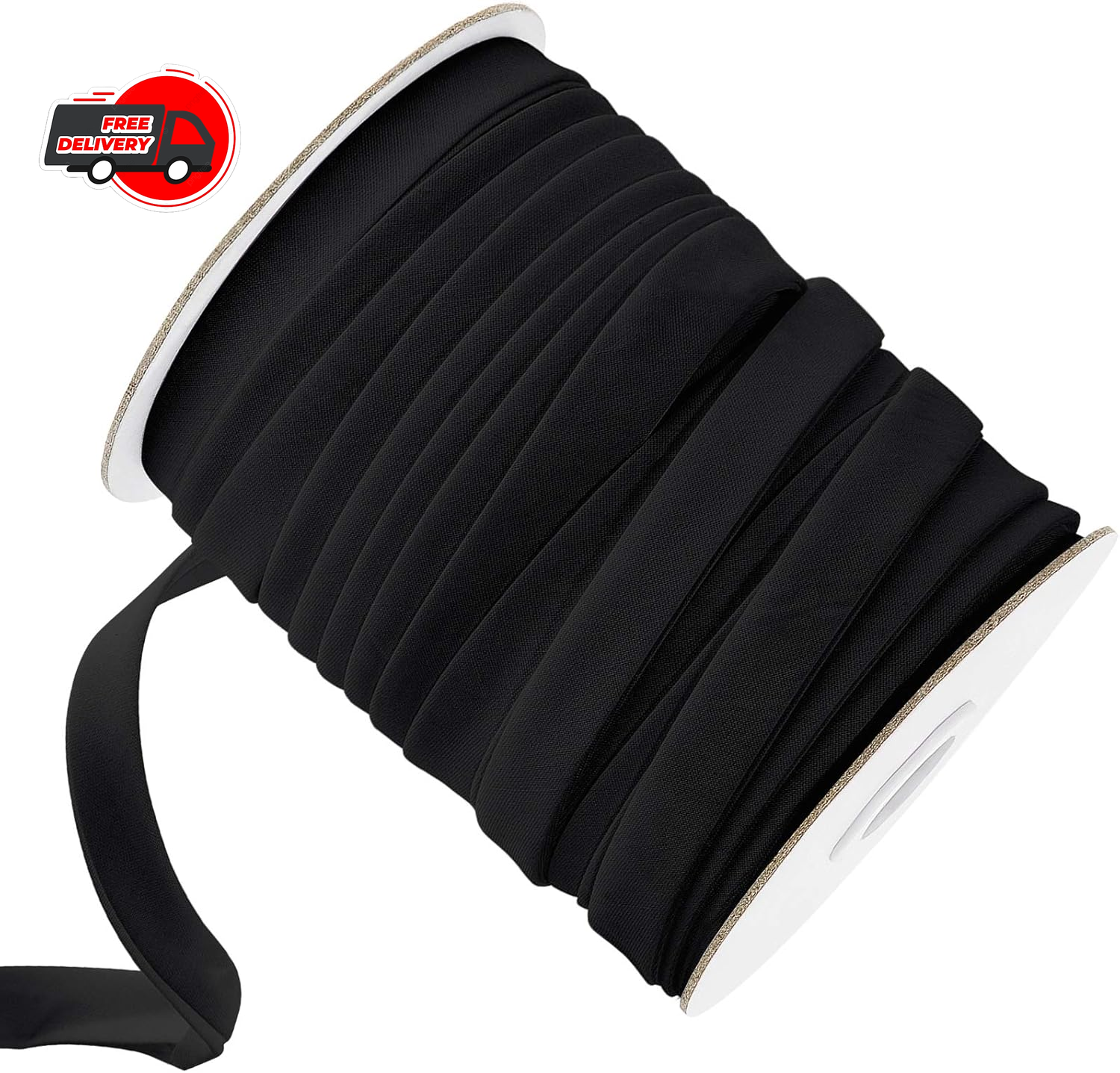 Double Fold Bias Binding Tape for Sewing, Seaming, Hemming 1/2