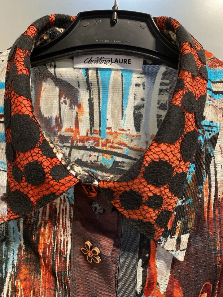 chemise femme christine laure neuve sans étiquette taille 2 - Photo 3/4