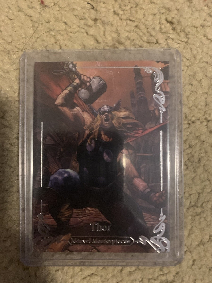 2018 Marvel Masterpieces THOR (91/99) TIER 4 SILVER BASE CARD, #84