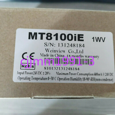 1PC NEW Weinview  HMI MT8100IE Touch Screen 