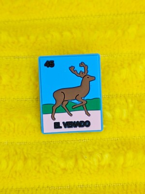 Lottery el venado 45 shoe Shoe Charm   Fan Gift, -Inspired Accessory