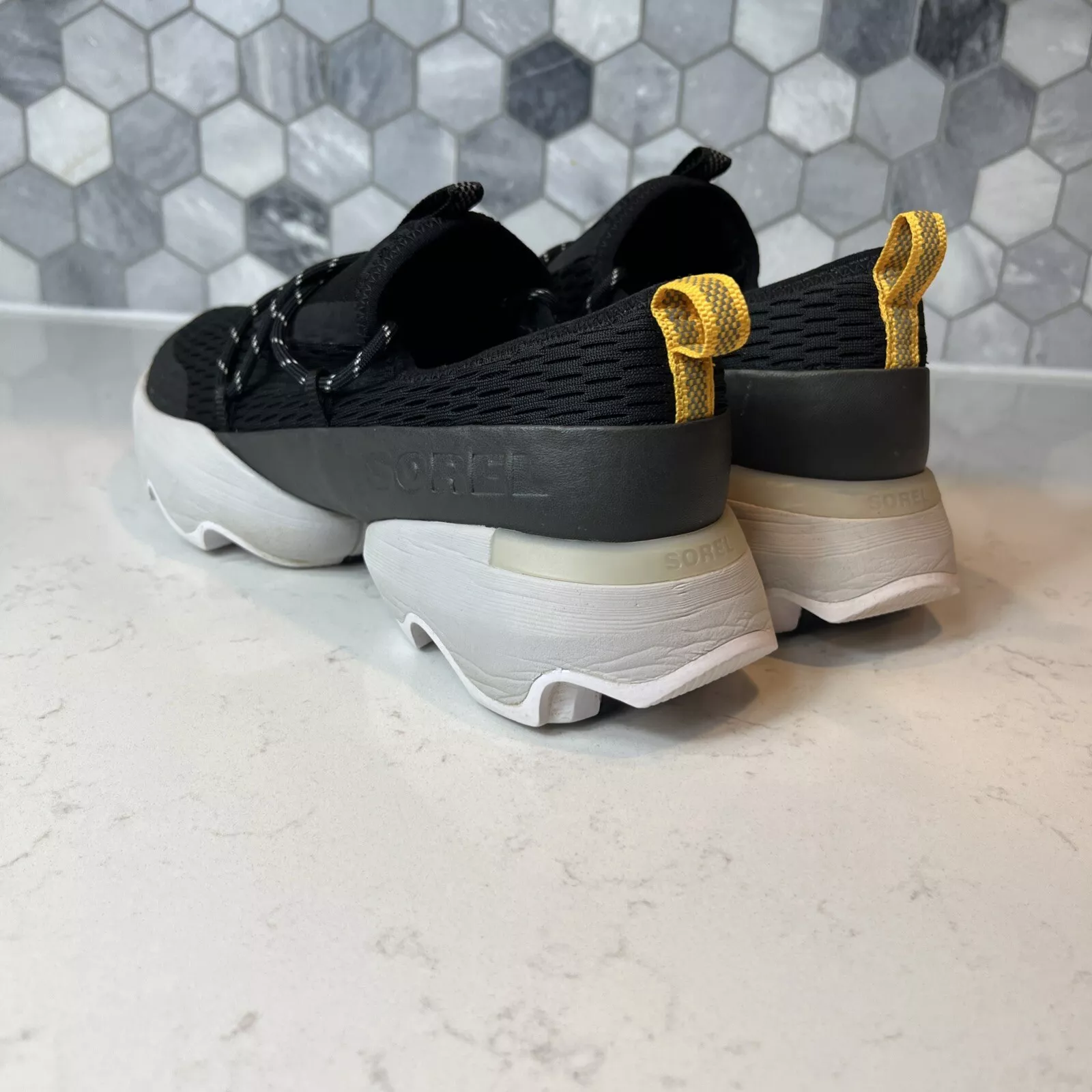 sorel kinetic impact lace clean shoes