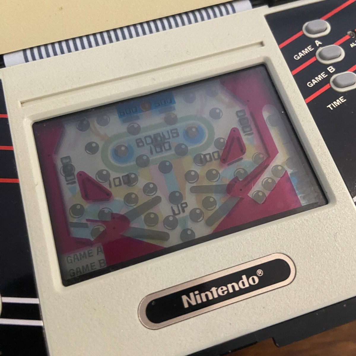 Nintendo Game & And Watch PINBALL 1983 Multi Screen Console PB-59