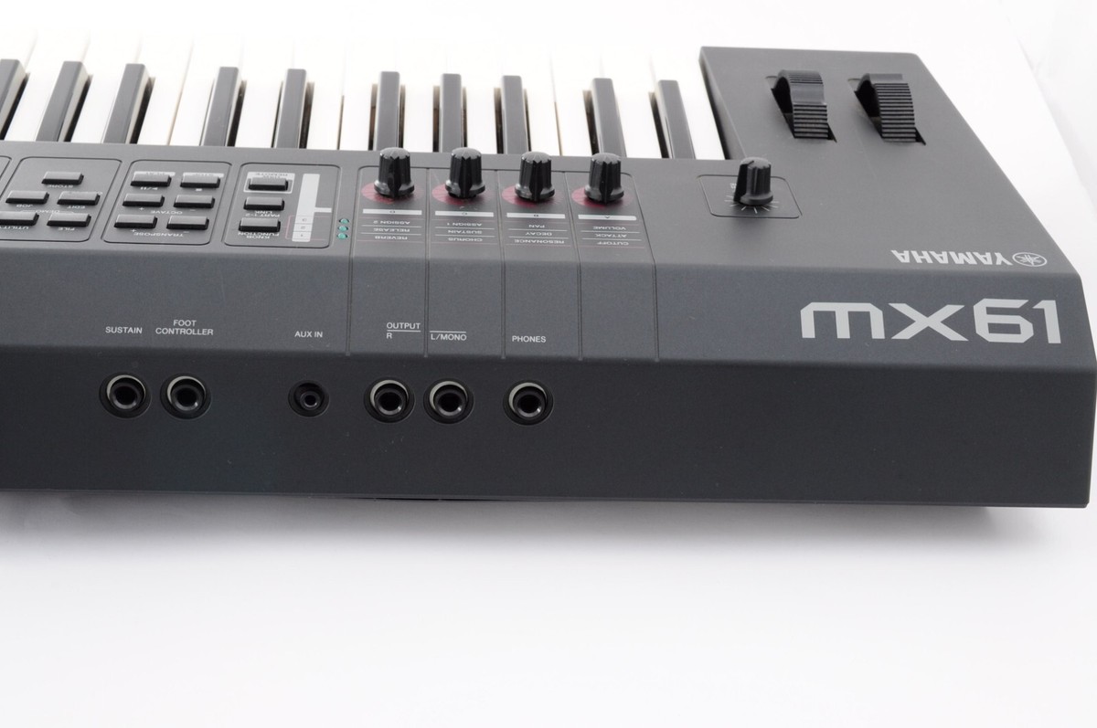 Yamaha MX61 61 Keys Analog Keyboard Synthesizer Black Yamaha MX61 61 Keys Analog Keyboard Synthesizer Black