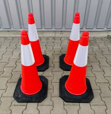 BRUKA GERMANY Verkehrsleitkegel 75 cm Pylone Pylonen Warnkegel Leitkegel Kegel Warnkegel