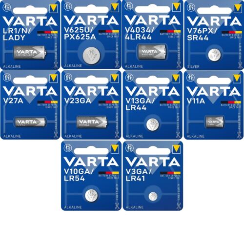 VARTA-LR1, LR9, 4LR44, SR44, V27A, V23GA, LR44, LR43 V11A, LR54, LR41Knopfzellen - Bild 1 von 12