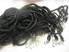 ULINE BLACK STANDARD LANYARD 24 PACK U-LINE