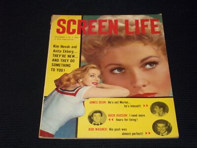 1955 NOVEMBER SCREEN LIFE MAGAZINE - KIM NOVAK FRONT COVER - E 15061