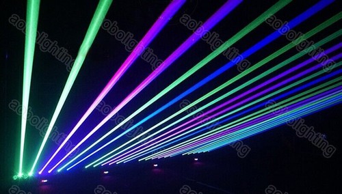 6 Head RGB Full Color Beam Moving Head Stage Laser Lighting DJ Disco Party Laser - Picture 4 of 7