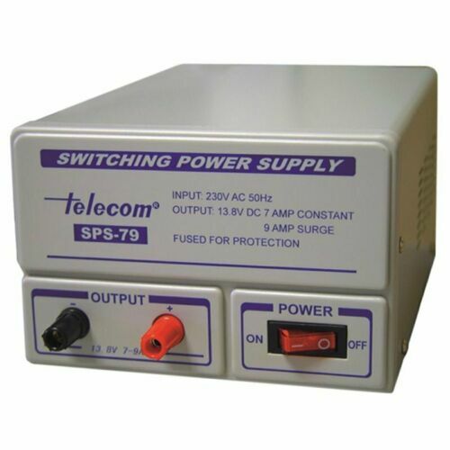 Alimentatore Switching Proxel 809 – 9A Max, 7A Continui, Ideale Per CB E Ricetrasmittenti VHF/UHF, Dimensioni Compatte