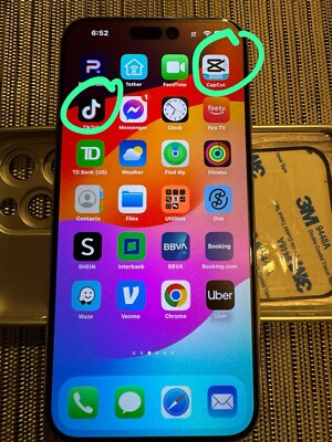 UNLOCK IPHONE 15 PRO MAX 512 GB NATURAL TITANIUM WITH TIK TOK CAP CUT