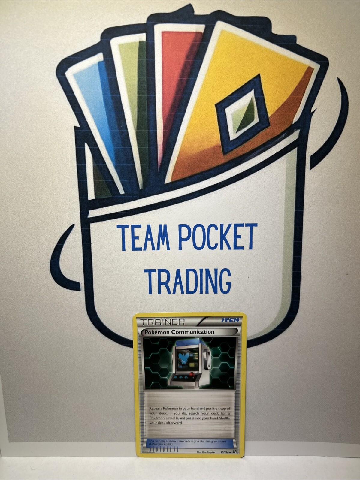 Pokemon Communication 99/114 Black & White Regular Item Pokémon Card