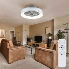 Lustre Ventilateur De Plafond Avec Télécommande Dimmable LED CCT Minuteur