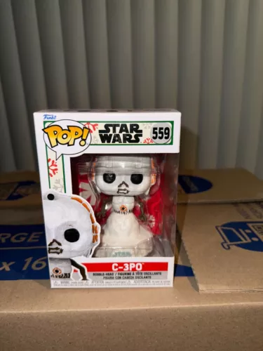 Star Wars Funko Pop Vinyl Figure #559 C-3PO Snowman Christmas Edition