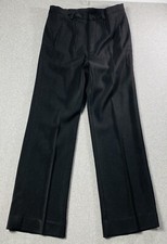 Women Dress Pants Polyester/wool 30  Waist Black