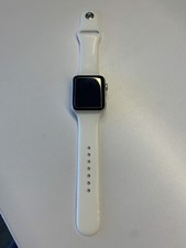 Apple Series 3 42mm Smartwatch - Silver Aluminum Case/White Sport Band