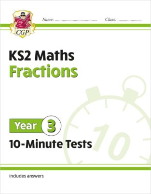 KS2 Year 3 Maths 10-Minute Tests: Fractions (CGP Year 3 Maths) | eBay UK
