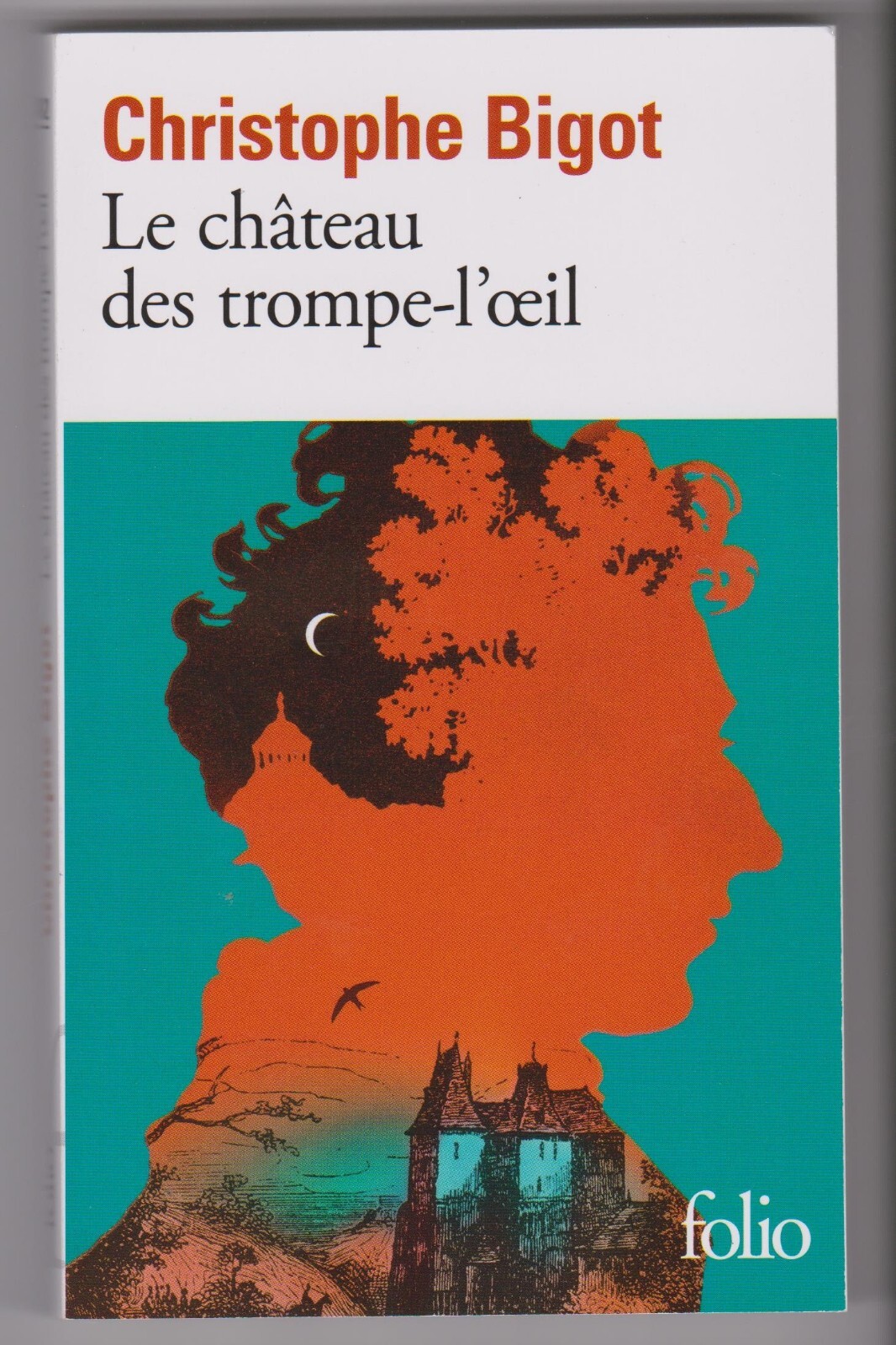 Le CHATEAU DES TROMPE-L'OEIL Christophe Bigot roman livre train