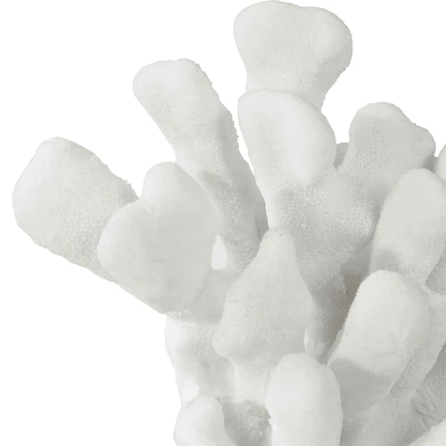 MODERN COASTAL BEACH DECOR STUNNING SCULPTED FAUX CORAL BOOKENDS 17549 - Picture 3 of 5