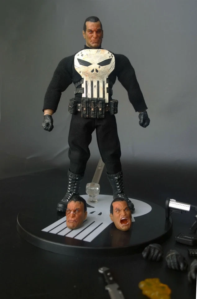 1:12 Punisher Edición Especial Operaciones Tela 6" Figura de Acción Caja Set Colección Juguete Foto 3 de 4