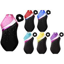 Kids Girls Bodysuit Athletic Jumpsuit Stylish Outfits Tank Leotards Ballerina