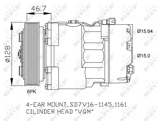 Compresseur de climatisation haut de gamme pour VW Transporter T4