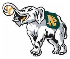 Oakland Athletics Oakland A's MLB Baseball Sticker Decal S348