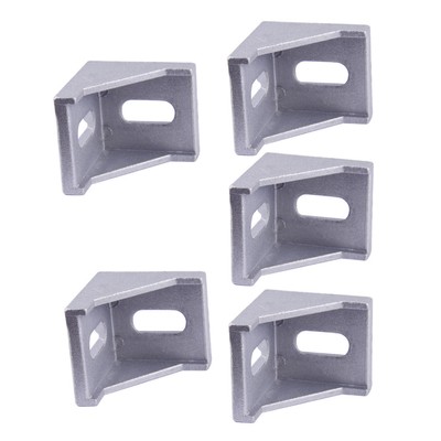 10Pcs T-slot L Shape Aluminum Brace Corner Joint Right Angle Shelf Bracket