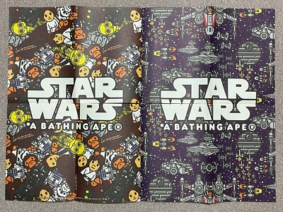 A BATHING APE BAPE Paper 23 Flyer Poster Pinup Very Rare STAR WARS 2011