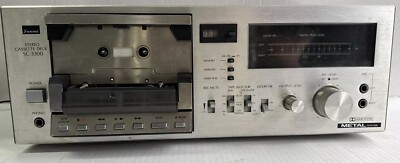Sansui Cassette Tape Deck SC-3300 Vintage Untested Powers On For Parts or Repair