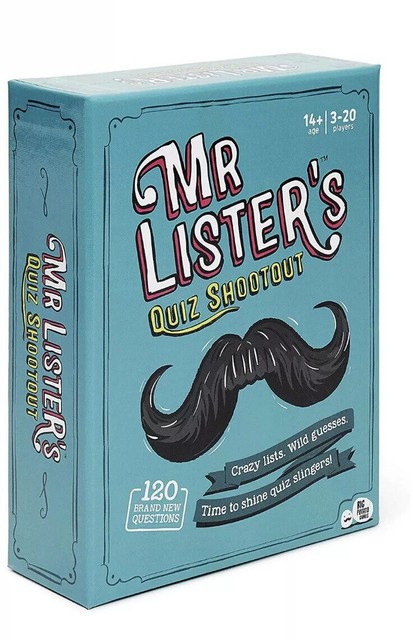 NEW Mr Listers Quiz Shootout Quick Fire Party Trivia Game ...