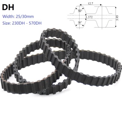 DH Double Sided Tooth Timing Belt Closed Loop Rubber Belt for CNC 3D Printer