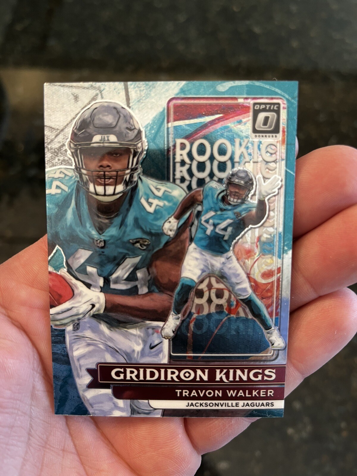 2022 Donruss Optic TRAVON WALKER Rookie Gridiron Kings Insert JAGUARS #RGK-17